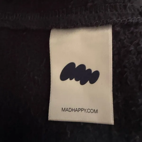 Madhappy Blizzard Graphic Logo Crewneck Sweatshirt Navy XS NWT Streetwear - Image 10