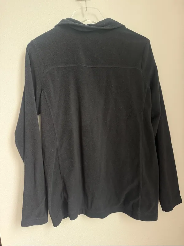 Columbia Women's Black Quarter-Zip Fleece Pullover - Image 2
