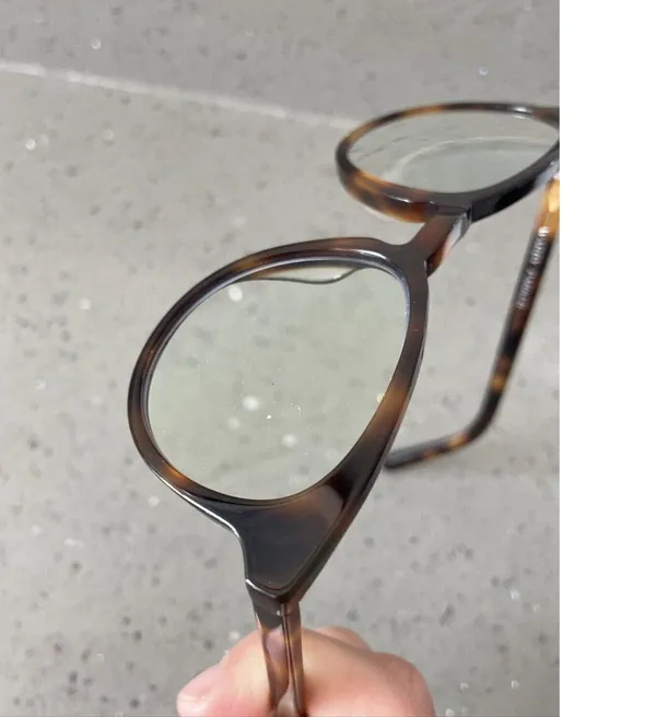 Warby Parker Sadie M 225 Round Eyeglasses Frames Only 49-20-140 Tortoise - Image 9
