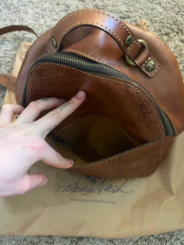 Patricia Nash Leather Backpack - Image 5