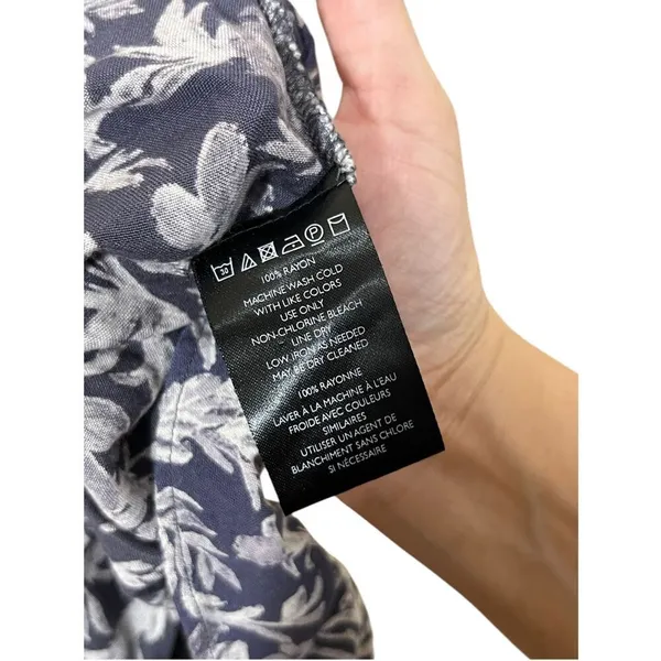 Kimchi Blue Romper Womens Blue Floral Urban Outfitters Size 8‎ - Image 7