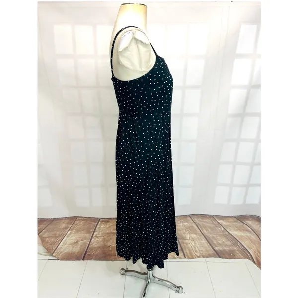 GAP black and white polka dot midi sundress size medium - Image 4