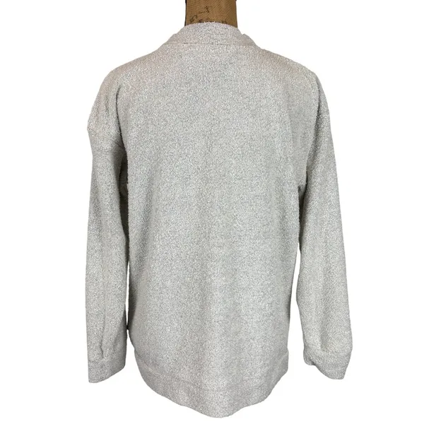 Woolly Threads Texas A&M University Mock‎ Neck Pullover Sweater Gray Size Small - Image 3