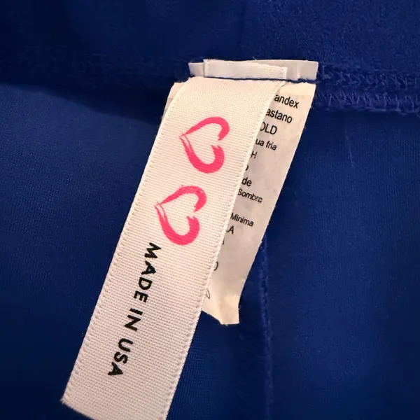 Royal Blue NWOT Fitted High Rise Stretch Flared Women's Pants - Image 7