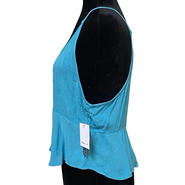 O’Neill Blue Moon Twist Front Boho Beachy Tank Top Large NWT - Image 7