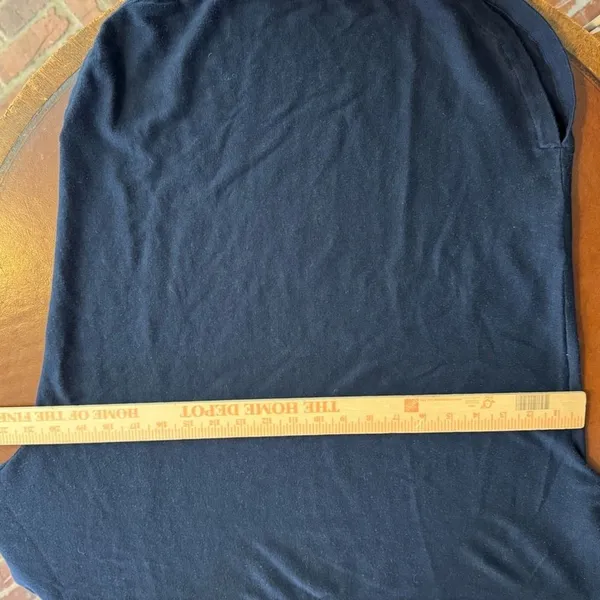 Lululemon 100% cotton‎ Long Sleeve Sweater Navy Blue Size 8 Layer Capsule - Image 4