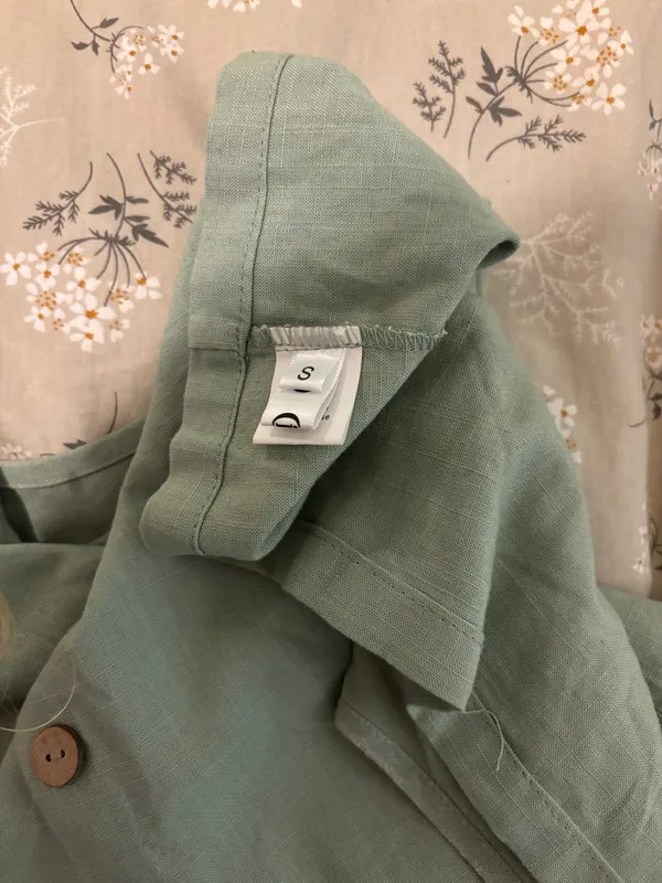 Amazon Sage green linen blend tank top - Image 6
