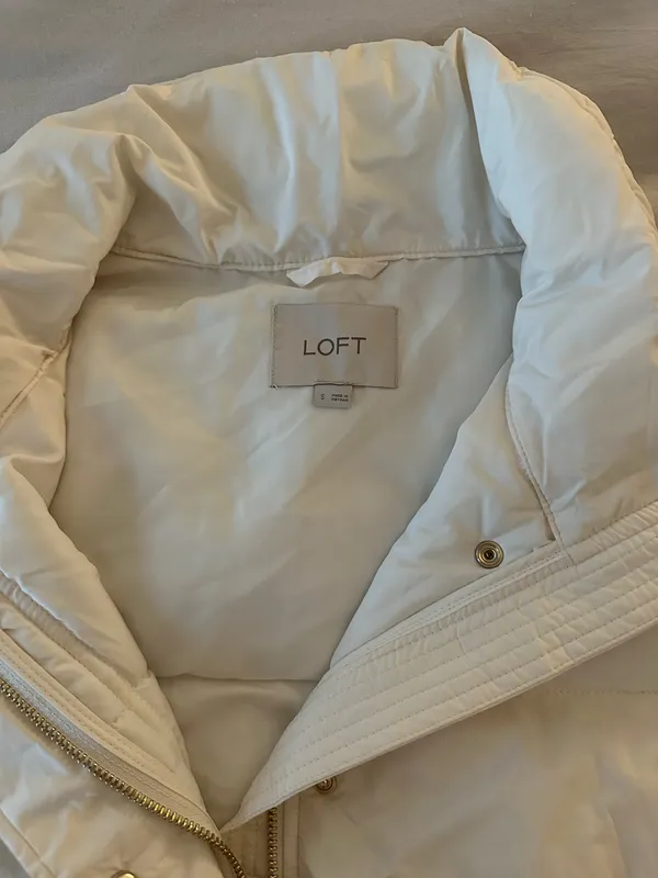 Loft Cropped Puffer Vest  - Image 2