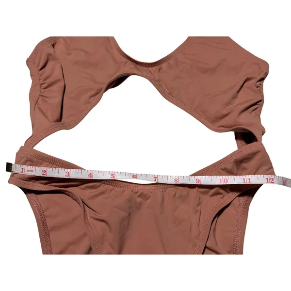 Dippin Daisy Swimwear Brown Tan One-Piece Swimsuit Womens| Size Medium - Image 11