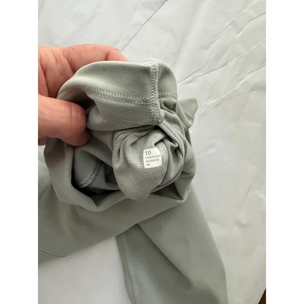 Lululemon Wunder Train High-Rise Tight 25” Jade Grey Size 10 - Image 5
