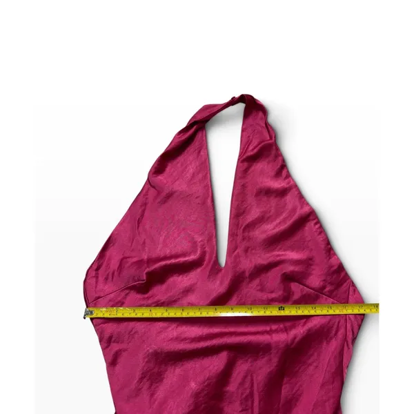 LULUS Pink Backless Halter Cutout Maxi Dress Size M - Image 8