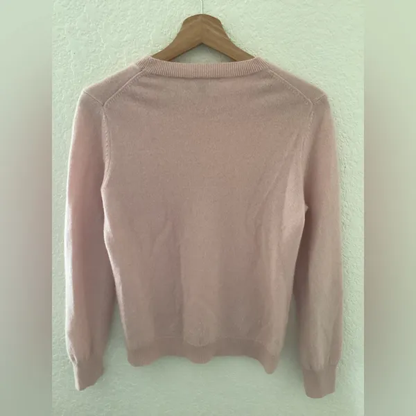 Cashmere sweater in vintage rose Antonio Melani - Image 3
