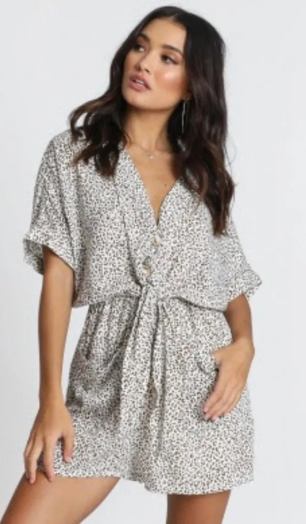 Showpo Playsuit Leopard - Image 2