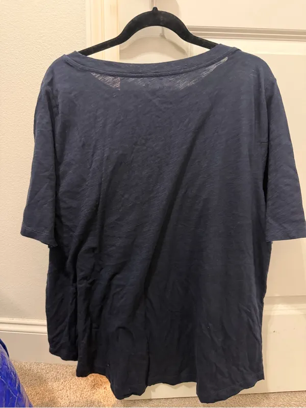 LOFT Vintage Soft Navy Crewneck Tee - Image 2