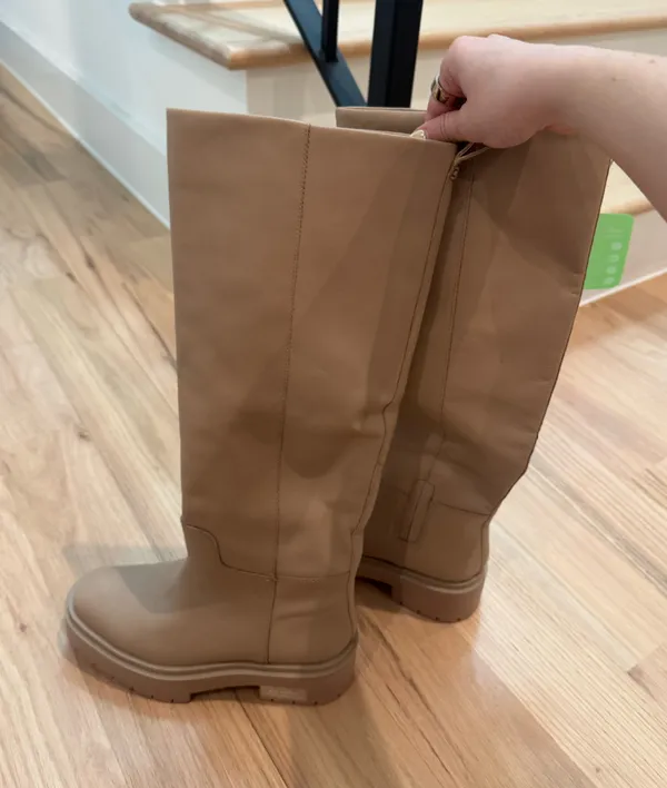 Sam Edelman Larina Tall Tan Boots - Image 2