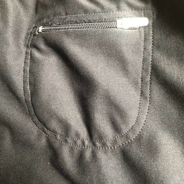 Women's Nike Dri Fit Running Pant Size L (12-14) Black Zip Back Pocket Outdoors - Image 3