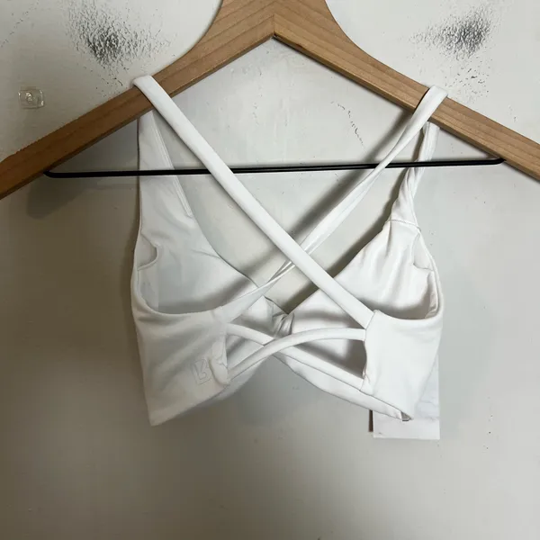 BUFFBUNNY NWT- Glow Sports Bra White Athletic Gym Training Running CrossFit Yoga - Image 5