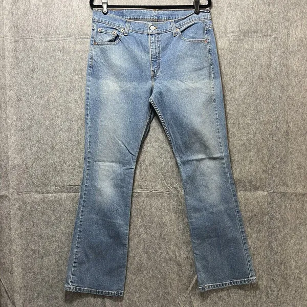 Levis Relaxed Bootcut Stretch Jeans Womens‎ 14 Misses Medium Wash Denim Mid Rise - Image 8