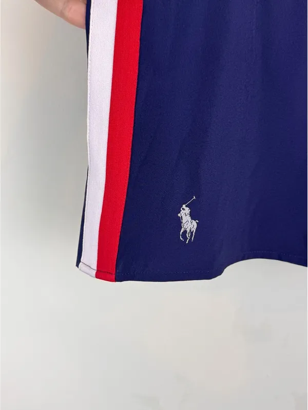 Polo Ralph Lauren Performance Tennis Skort Navy Red White Stripe Logo Size L - Image 6