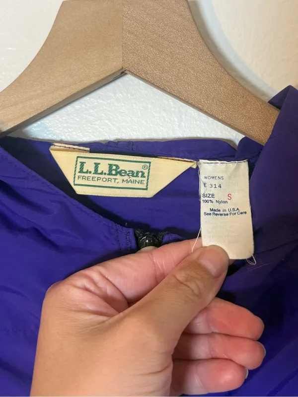 L.L.Bean hooded‎ anorak vintage windbreaker - Image 2