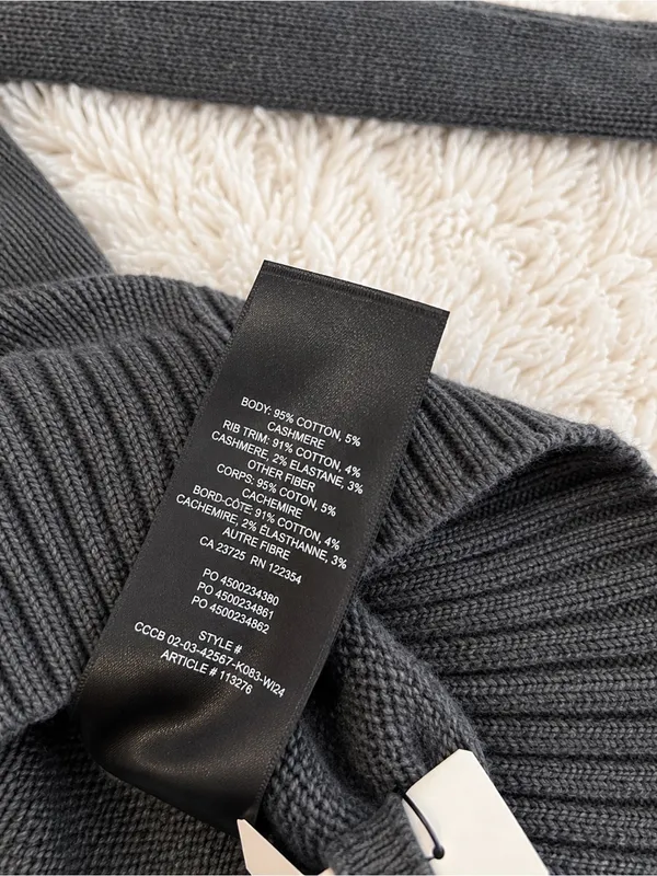 NWOT Aritzia Sunday Best Topaz Off Shoulder Sweater – Heather Chrome – S - Image 14