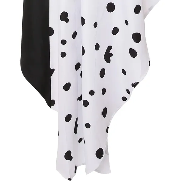 Cruella Devil Costume Women's Coat Dress Cosplay Outfit Halloween X-LARGE - Image 5