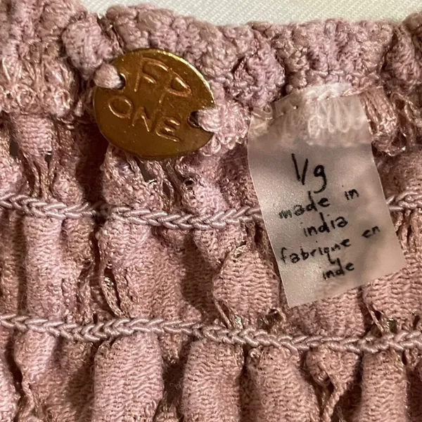 Free People Adella Cami Dusty Mauve | Size Large | NWT Feminine Crochet Top - Image 5