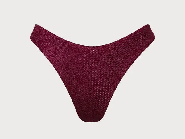 Berlook Burgundy Geometric U Neck Bikini SET 77 - Image 10