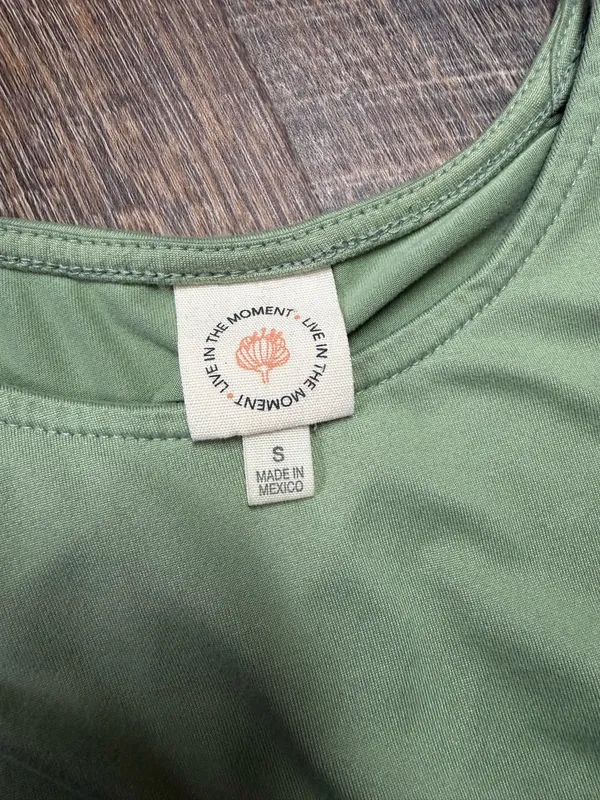 Sage Green Crop Top - Image 3