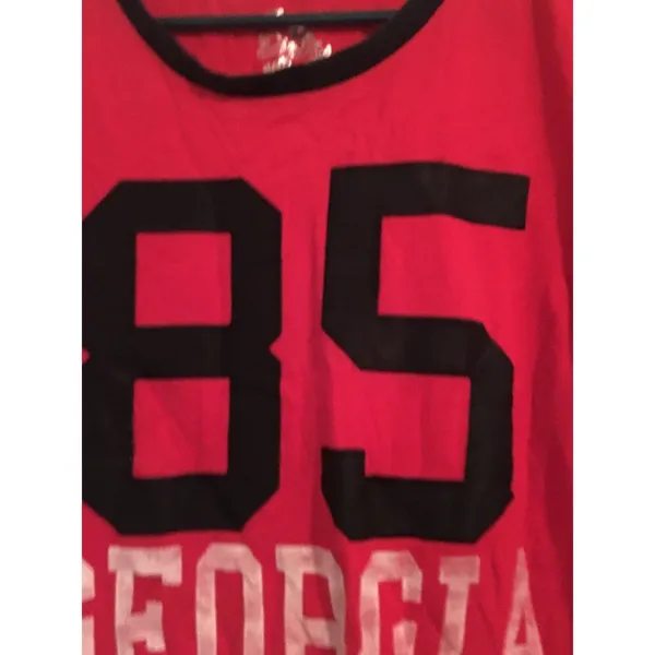 E5 College Classics Women's Juniors T-Shirt Georgia University Bulldogs Size L - Image 2