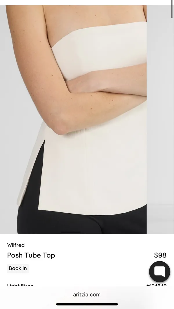 aritzia posh tube top - Image 2