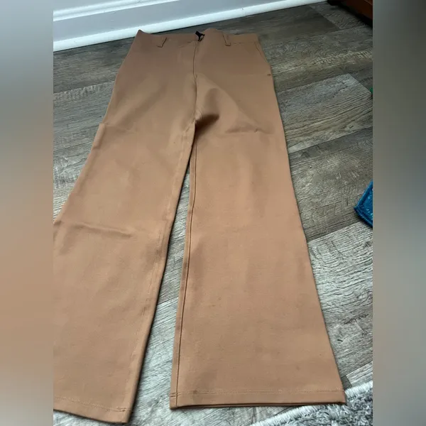 Quince tan‎ brown pull on pants size small - Image 3