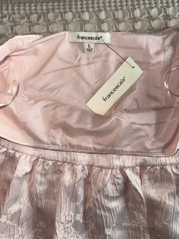 Francesca's Pink Bubble Skirt - Image 4