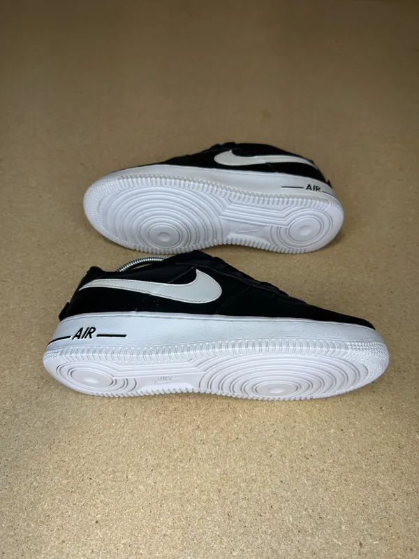 Nike Air Force 1 Low LV8 NBA GS 820438-015 Women’s 8 6.5Y Black White - Image 5