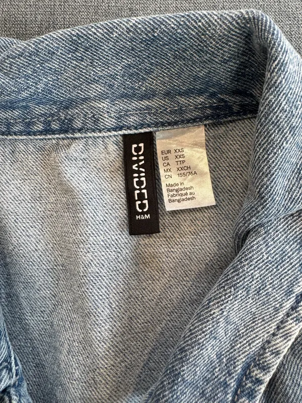 H&M Denim Top - Image 4
