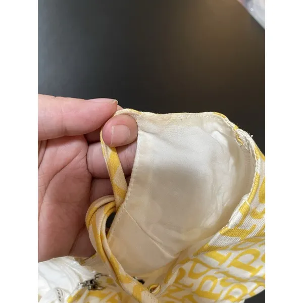 Peppermayo YELLOW AND WHITE MEADOW LOGO Bustier Top Size 2 - Image 7
