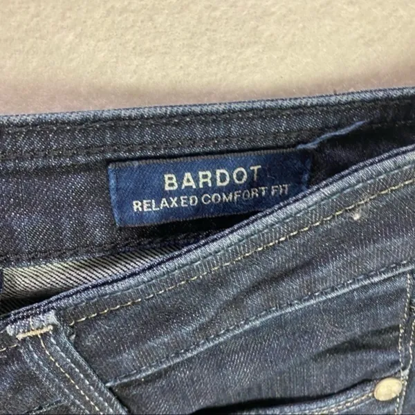 Pur Bardot Stretch Dark Wash Denim Relaxed Comfort Fit Jean‎ - Image 4