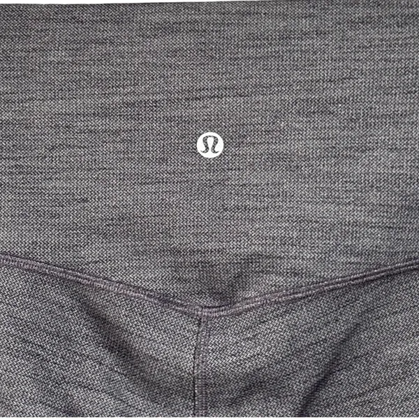 Lululemon Align Pant II 25" Mini Herringbone Heathered Black White / Black Sz 8 - Image 12