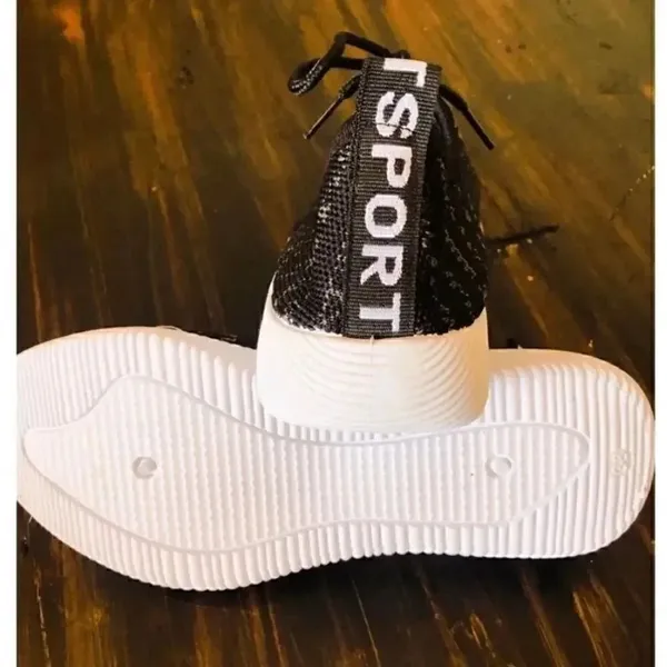 Sport Comfortable Flat Athleisure Women Shoes SZ 6.5 - Image 4