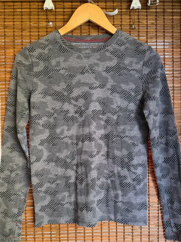 Cuddl Duds Thermal Gray Camo Long Sleeve Base Layer Top XL - Image 2
