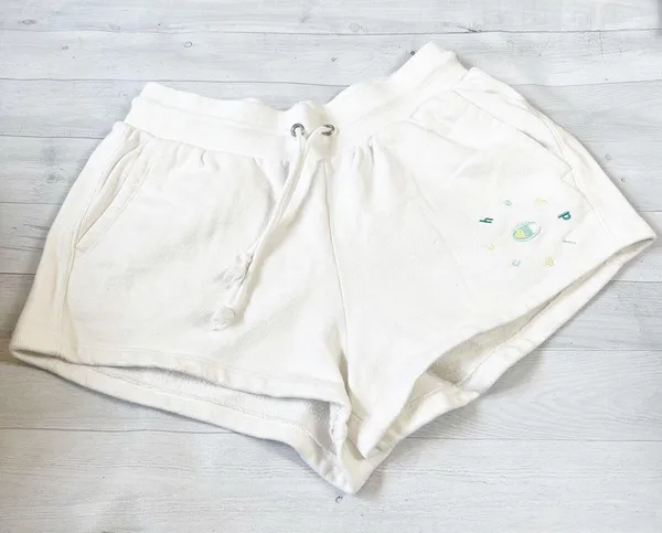 Champion White Reverse Weave Sweat Shorts Size Large Fleece - Image 4