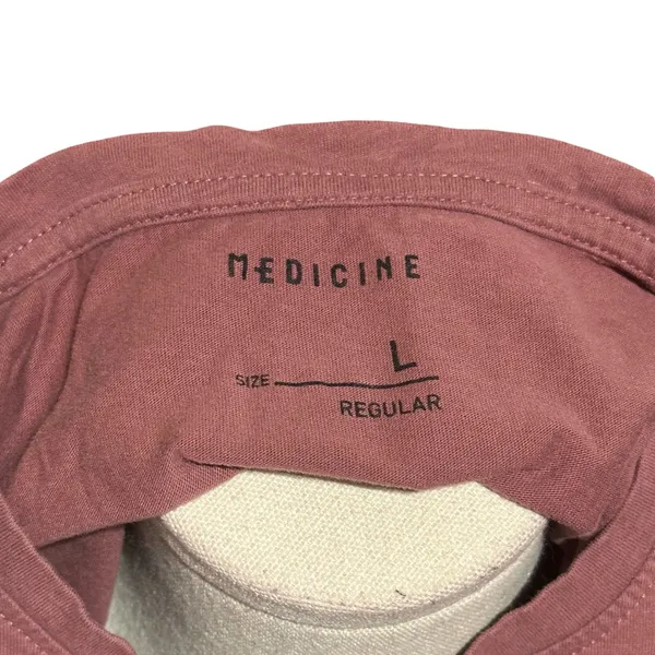 Medicine Women's Fitted 100% Cotton T-Shirt, Dusty Rose, Size Large - Image 5