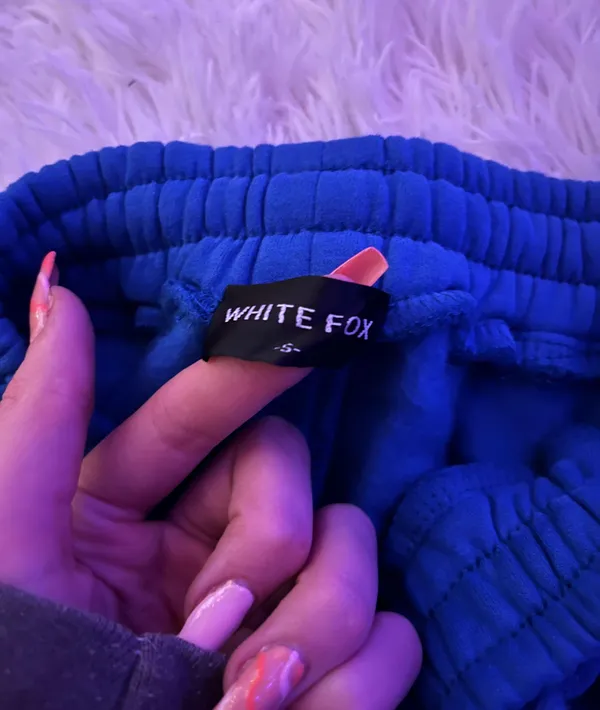 white fox sweatpants - Image 3