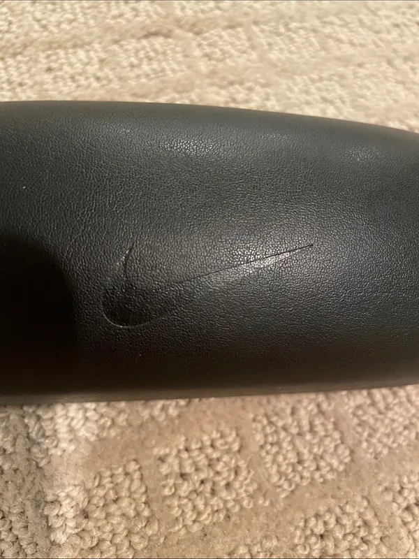 Nike Black Sunglasses Case with Embossed Swoosh - Image 2