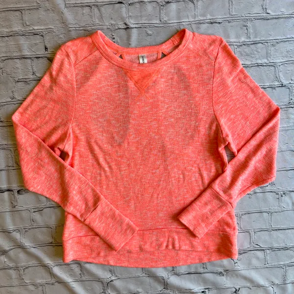 Cut Out Back Sweatshirt XS Top Workout Athleisure - Image 6