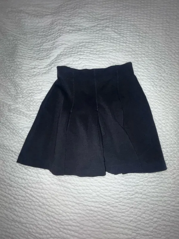 90’s Express Tricot Knit Skirt Black Mod Retro Y2K Vintage Sz Small. EUC - Image 4