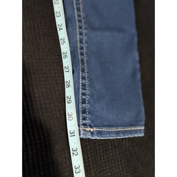 Maurices Med Wash Embroidered Straight Denim Jeans Size M-L Low‎ Rise Pockets - Image 6
