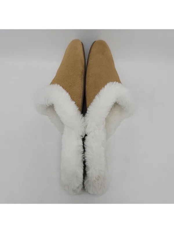 Haven Well Within Suede Faux Fur Lined Slide Slippers Women’s Size 10M - Image 8