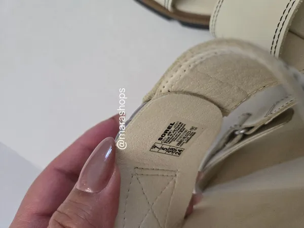 Sorel Rein Cbtm Slide Sandals White - Image 9