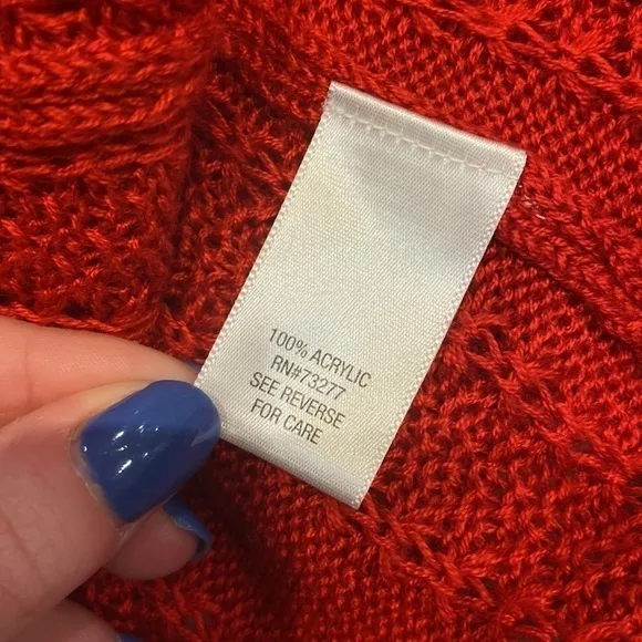 Dana Buchman Red‎ Women’s Cardigan in size XL - Image 6